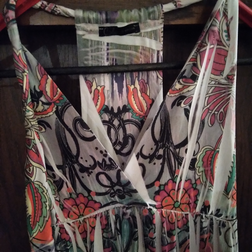 Sized S, Unique Boutique dress multicolored